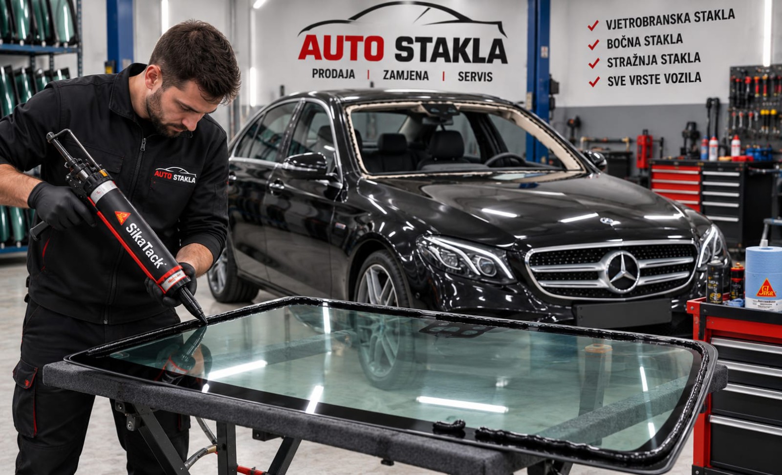 Auto stakla