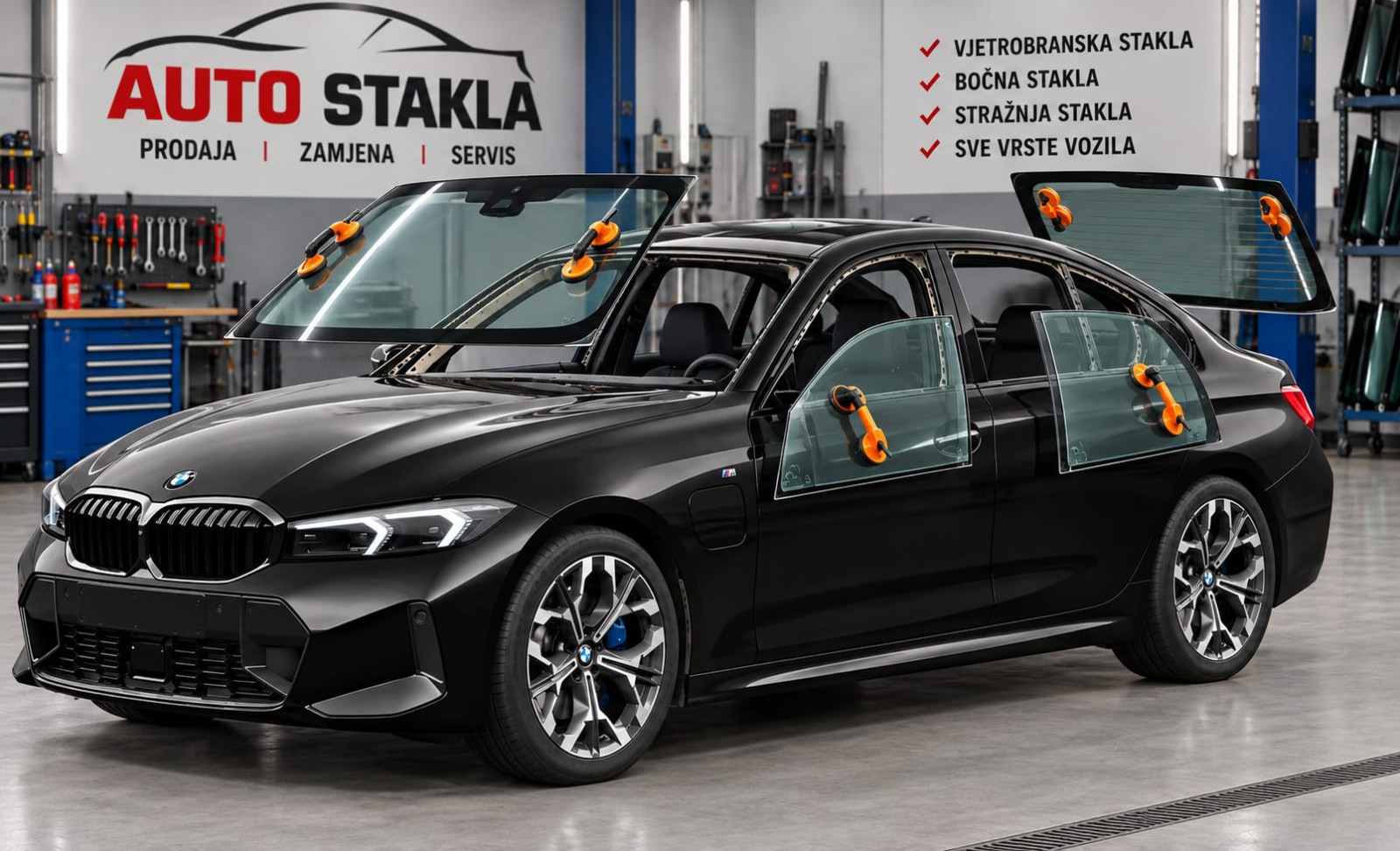 Ugradnja auto stakla
